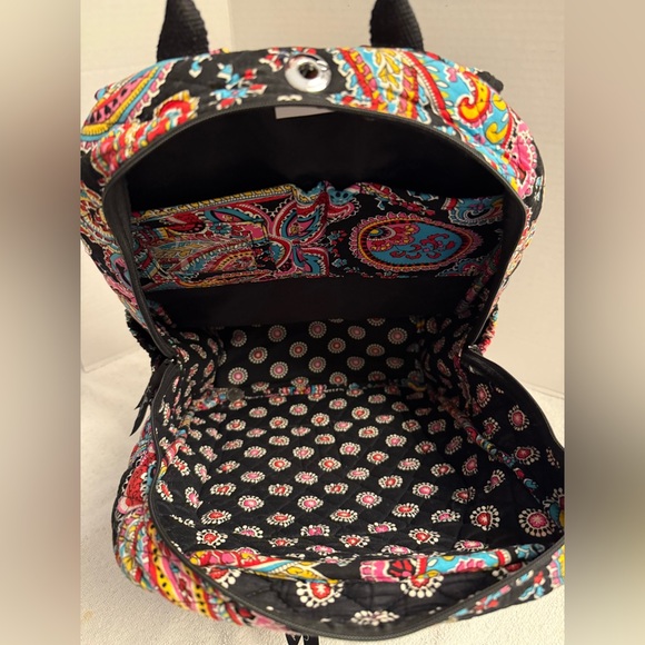 🎒 Vera Bradley Quilted Backpack | NWT | Paisley Print | Travel School Work - Picture 12 of 13